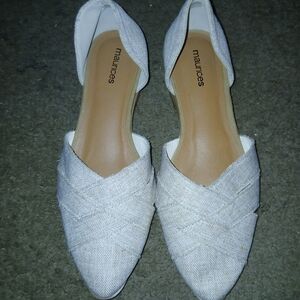 Maurices Cream Textured Women's Heels